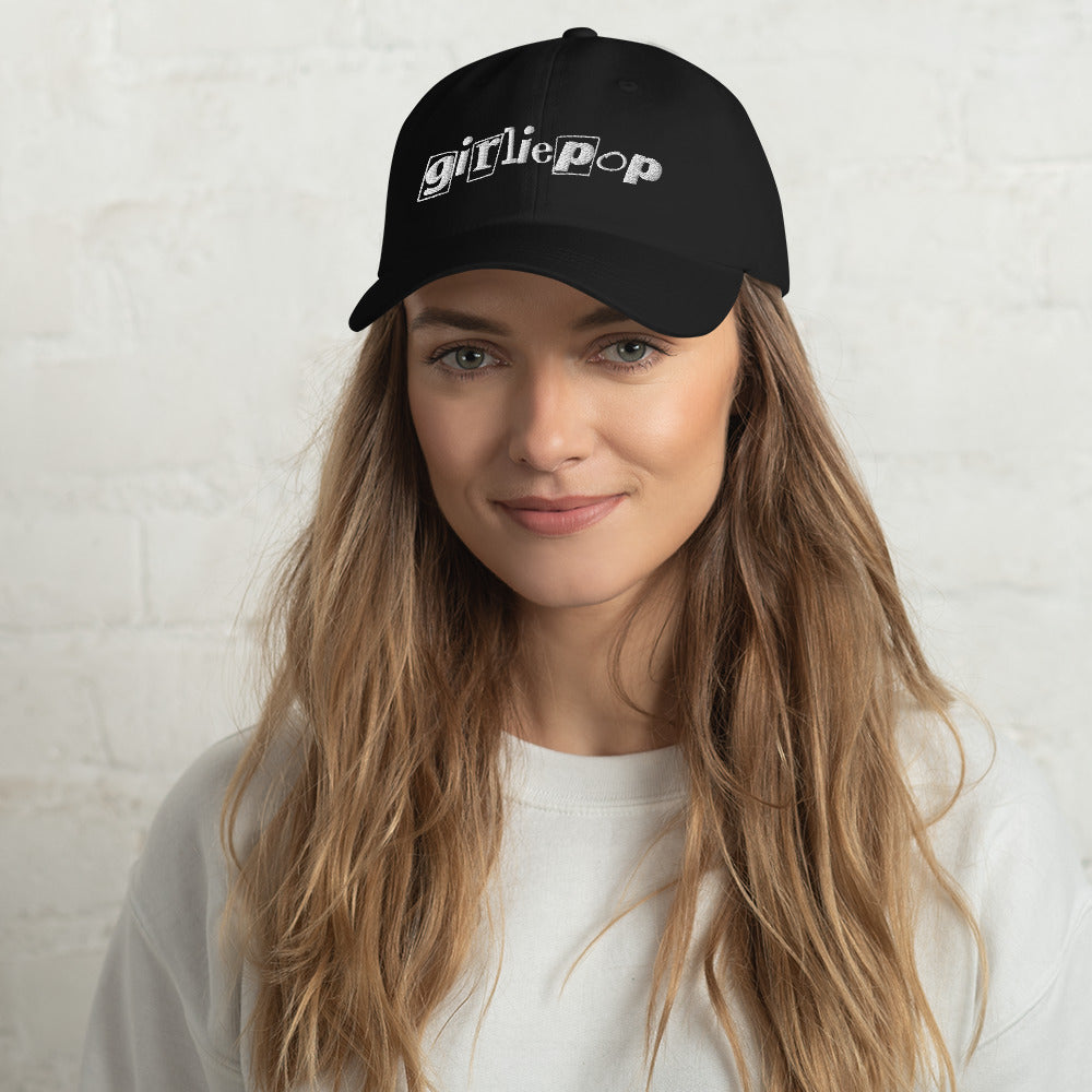 girliepop embroidered dad hat