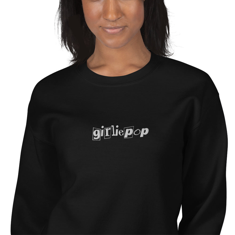 girliepop embroidered crewneck