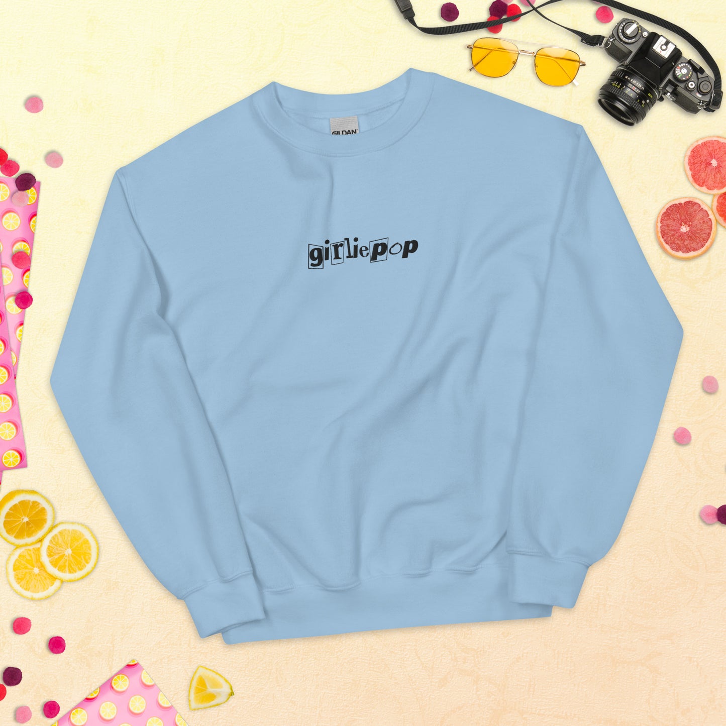 girliepop embroidered crewneck