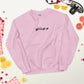 girliepop embroidered crewneck