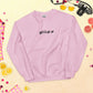 girliepop embroidered crewneck